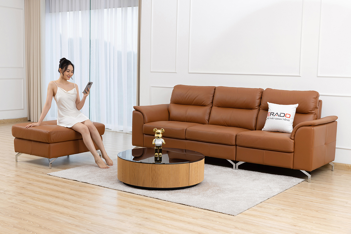 Sofa da thật Malaysia mã 9412B