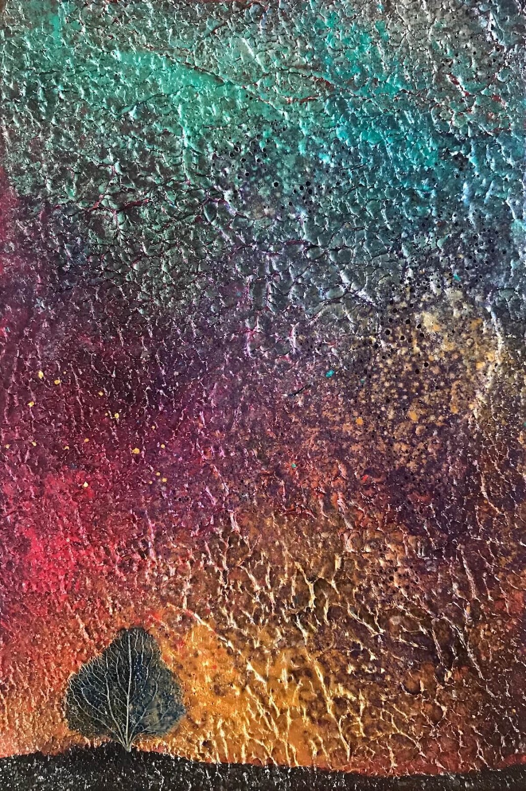 Sunrise: my painted postcards often reveal a luminous moment and memory.