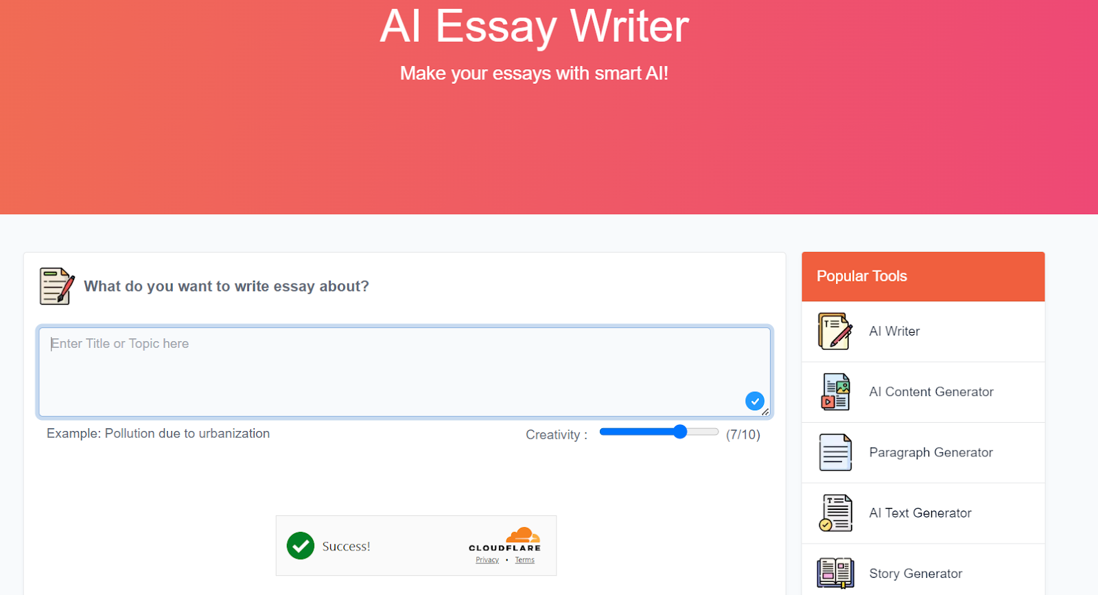 easy a ai essay writer