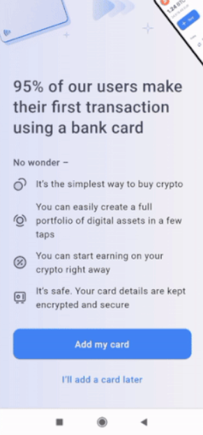 cryptopay add card