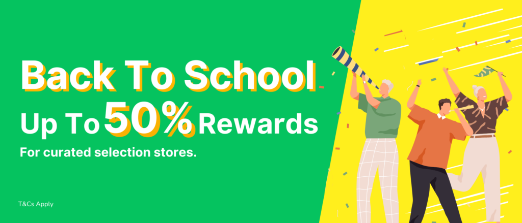 Back to School: Up to 50% Rewards