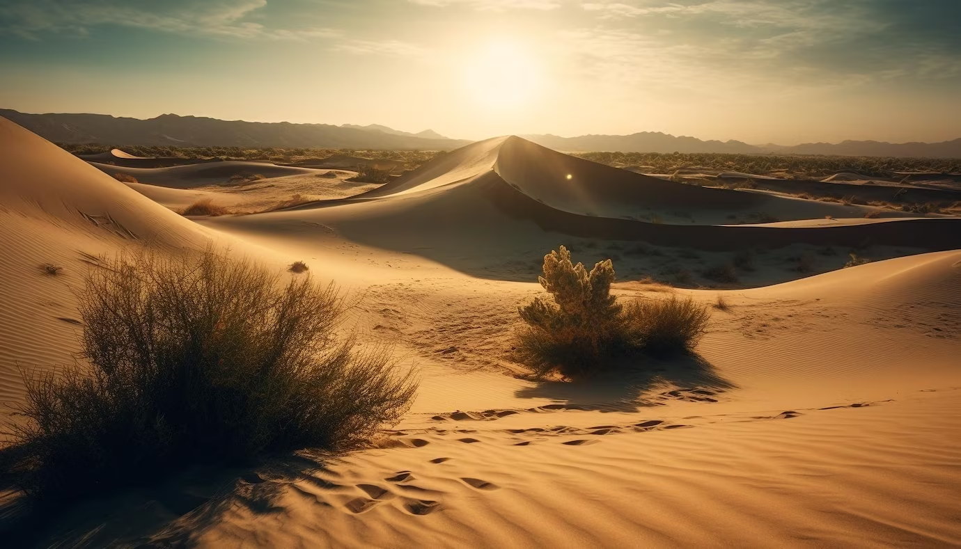 Provocazioni nella vita degli animali del deserto
