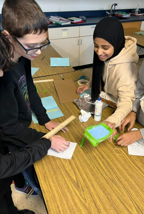 6th Grade Students Construct Cell Phone Cases in Science Classes