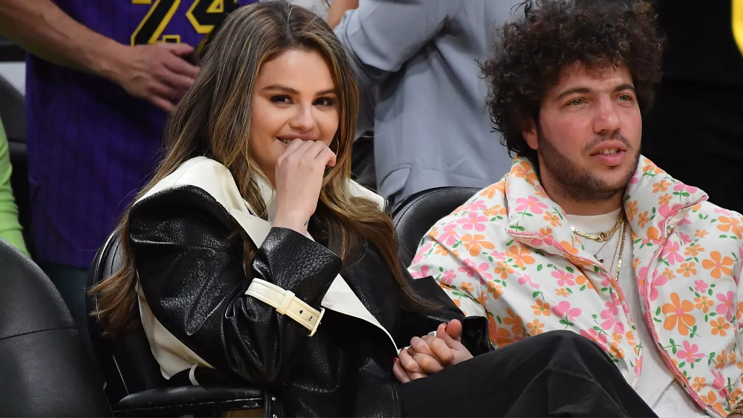 Selena Gomez Benny Blanco Lakers 