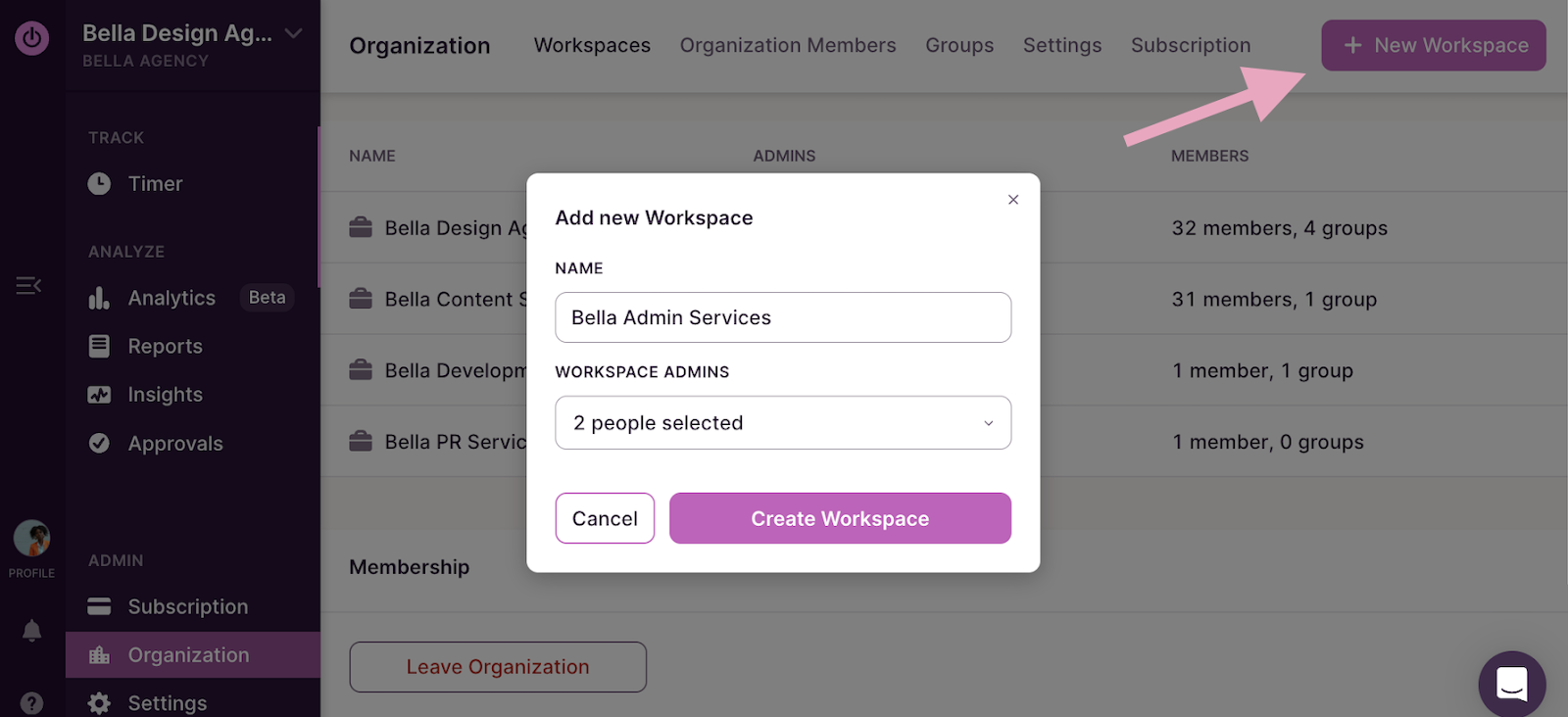 Team Management for Toggl