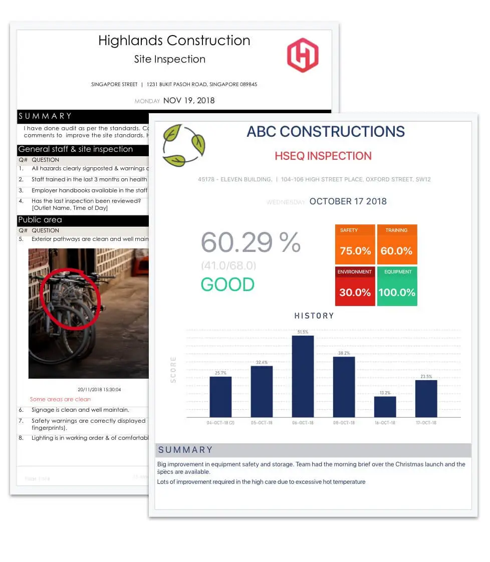 Construction snagging Inspection Report - GoAudits