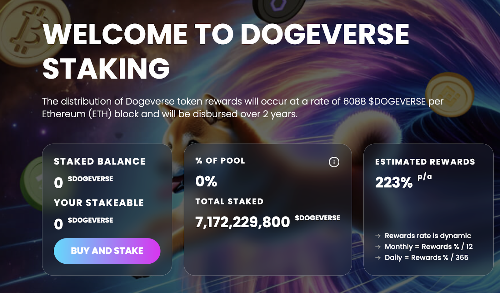Dogeverse Staking 