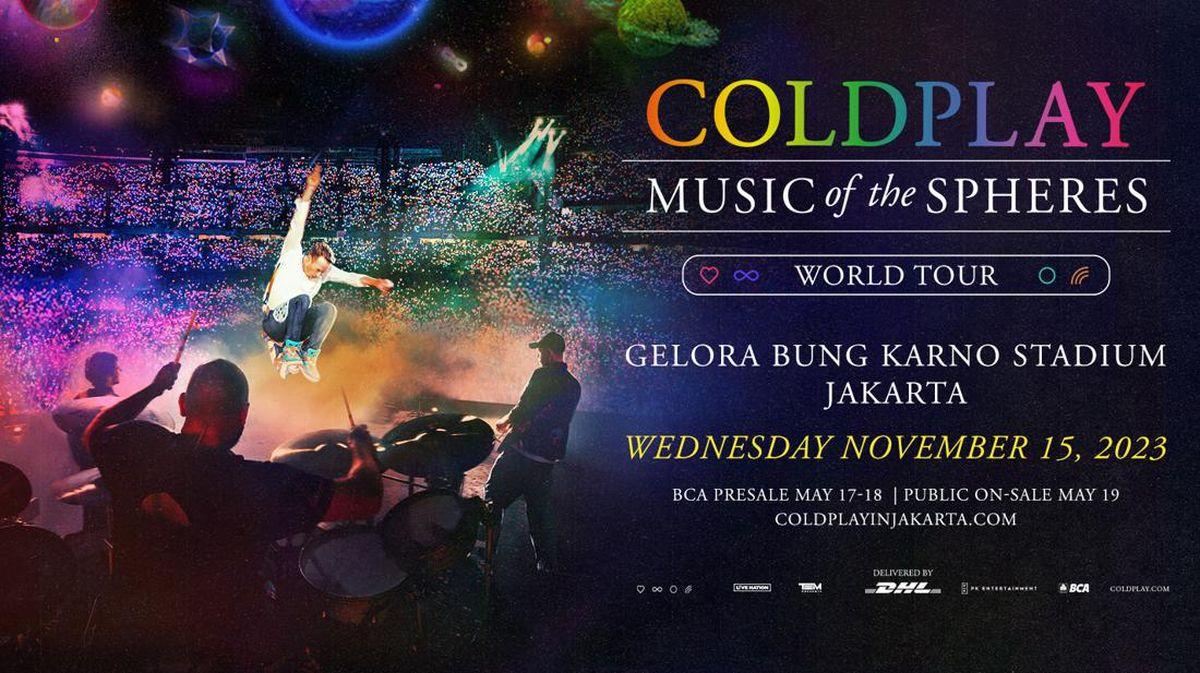 Fakta Menarik Konser Coldplay di Indonesia