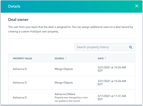 HubSpot Hacks Property Update History To Identify When a Property Was Changed/Updated