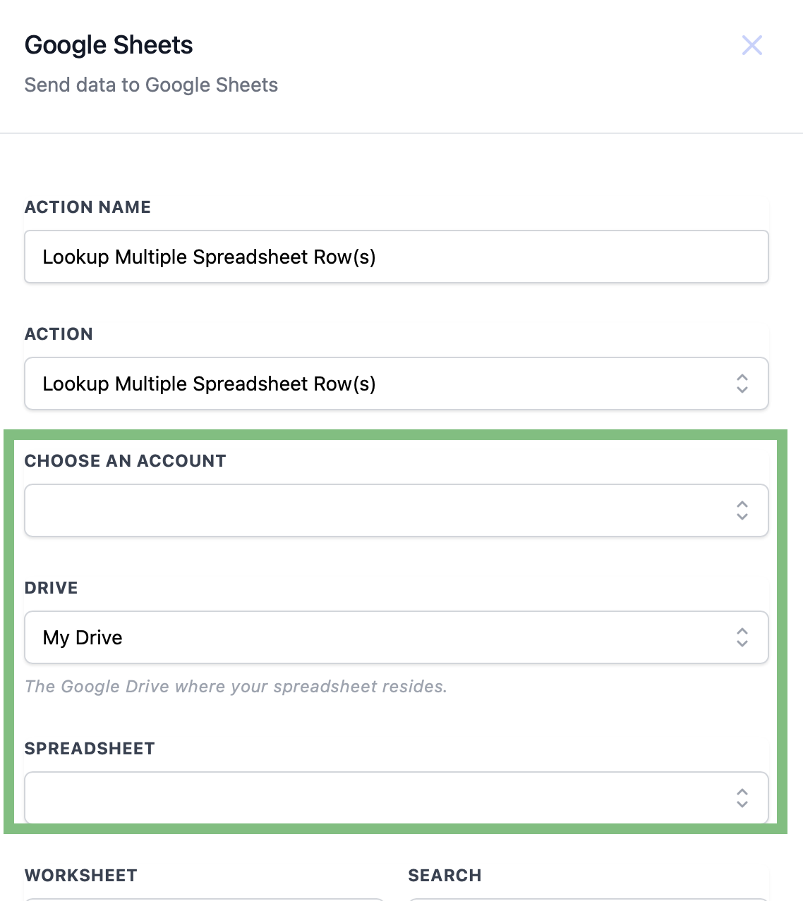 A screenshot of a google sheetsDescription automatically generated