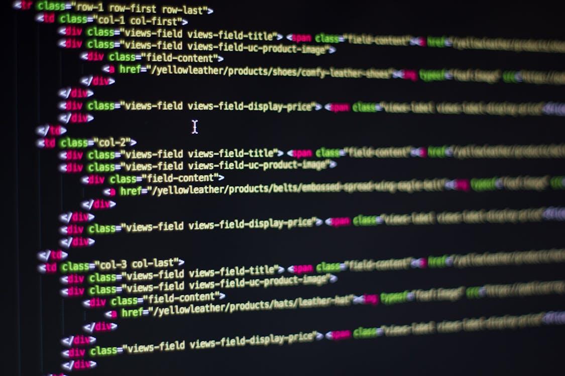 Free Computer Coding Stock Photo