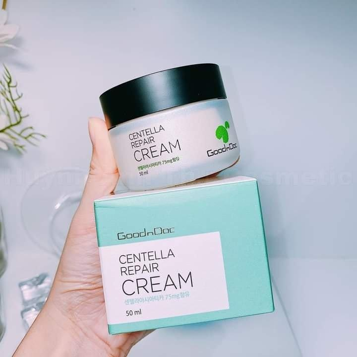 Kem dưỡng ẩm phục hồi da GoodnDoc Centella Repair Cream