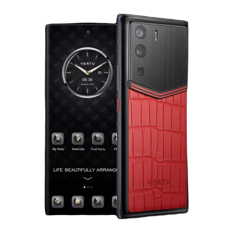 VERTU METAVERTU ALLIGATOR LEATHER FLAME RED | Hoàng Luxury