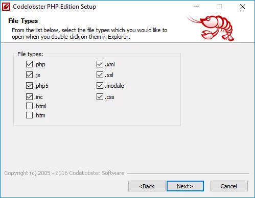 Install CodeLobster 