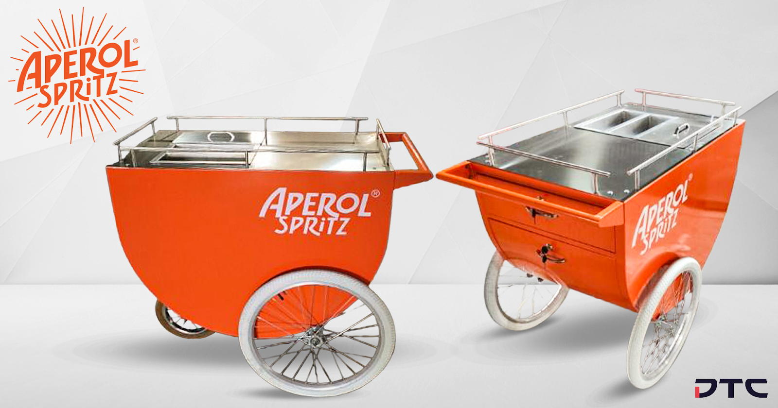 The Aperol Spritz Push Carts - POSM