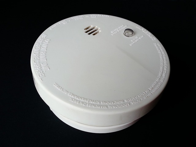 A smoke detector 