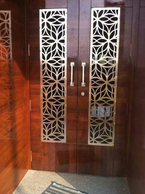 3D pattern double door design