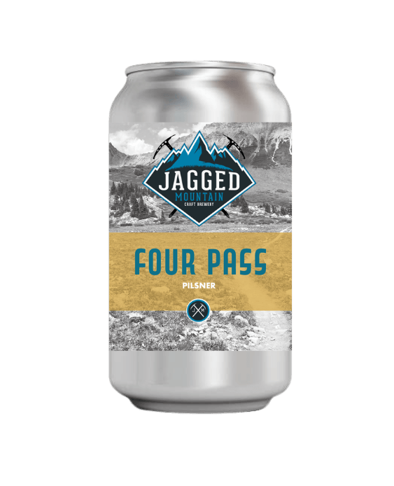 Four Pass Pilsner, Jagged Mountain Brewery