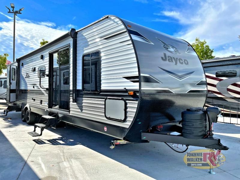 Take home this New 2024 Jayco Jay Flight 380DQS travel trailer today!