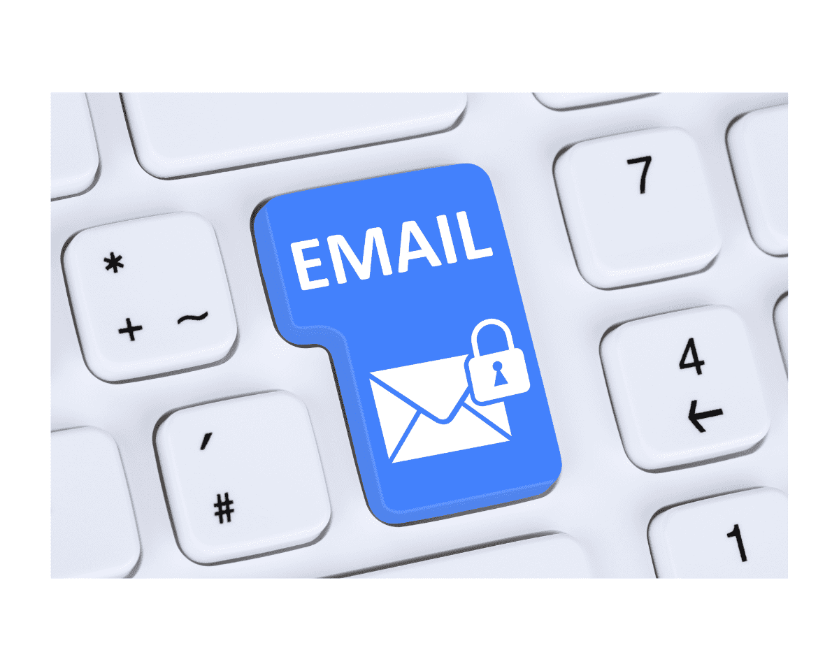 Encrypt your email when sending  secure documents via email