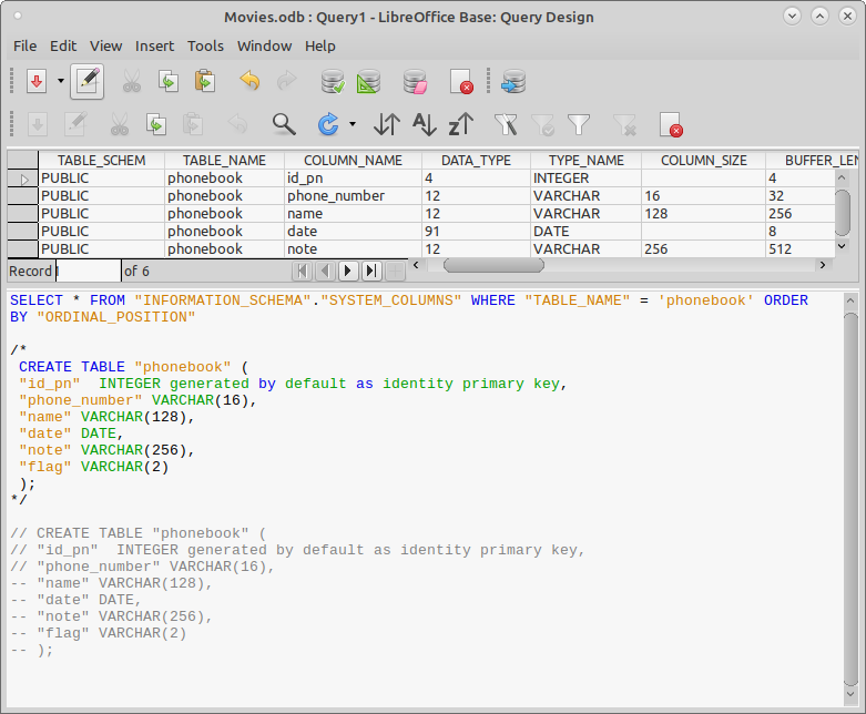 SQL Queries and Report Generation