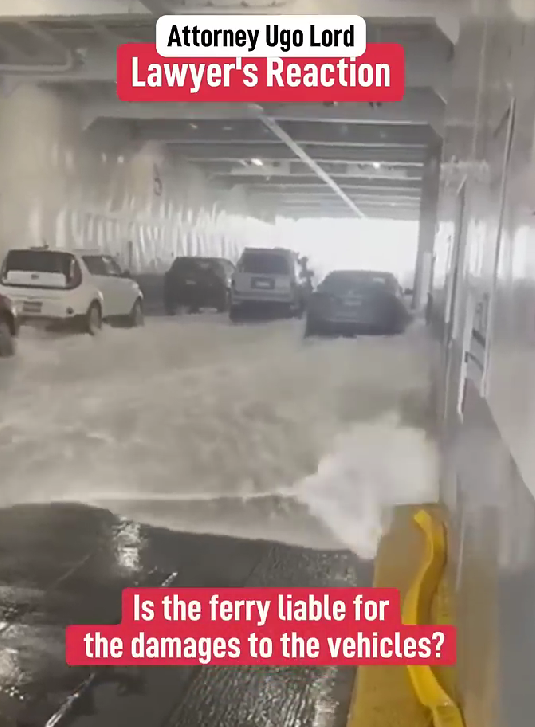 Is the ferry captain liable for all the damages?