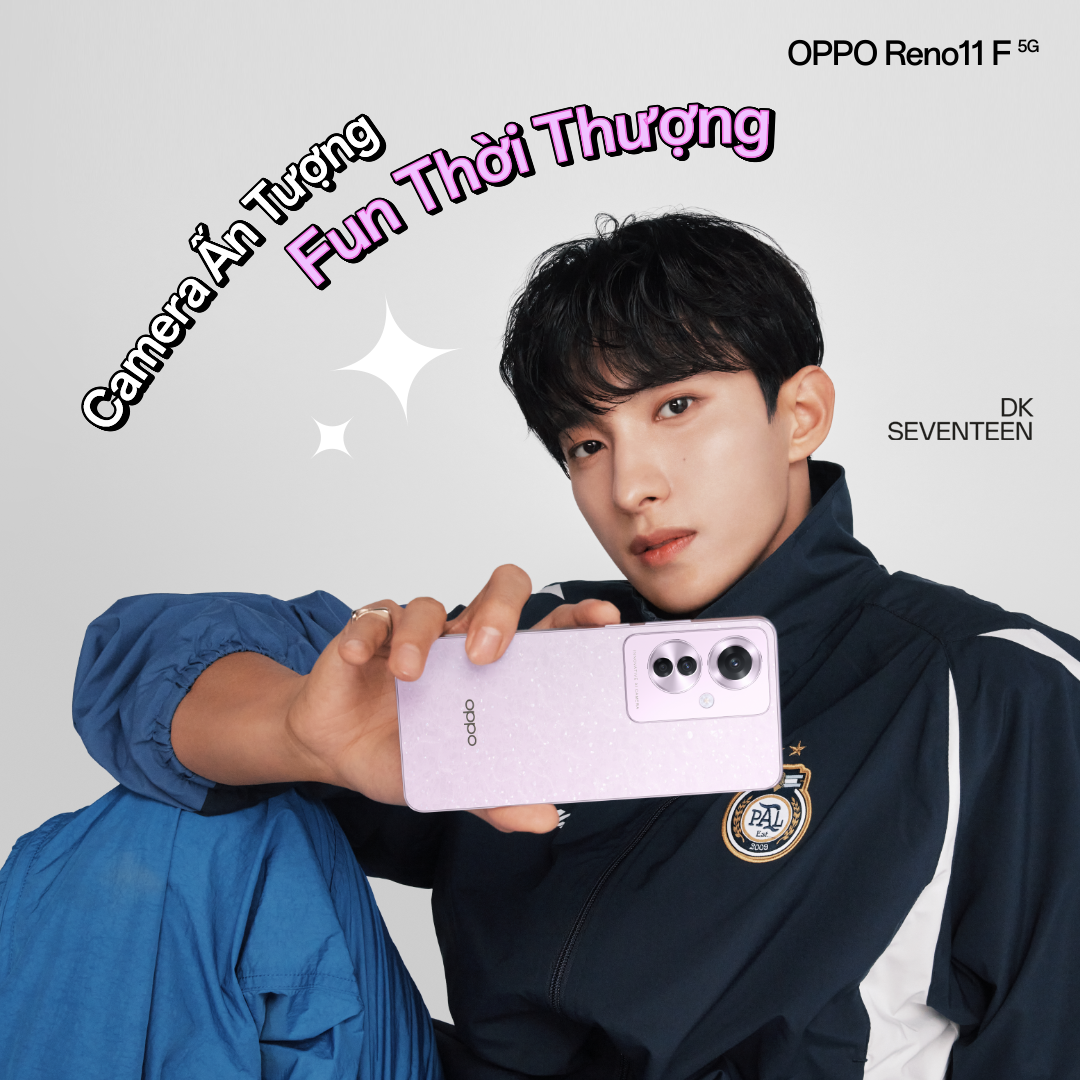 Nhóm nhạc BSS (SEVENTEEN) nhập cuộc cùng OPPO Reno11 F 5G -