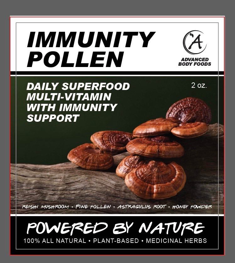 Advanced Body Foods Pine Pollen Superfood Supplement Blend - Immunity Pollen