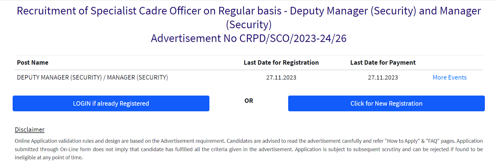 SBI Deputy Manager Recruitment 2023 Check Eligibility Apply Online 