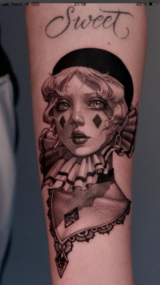 Picture of neo traditional tattoo