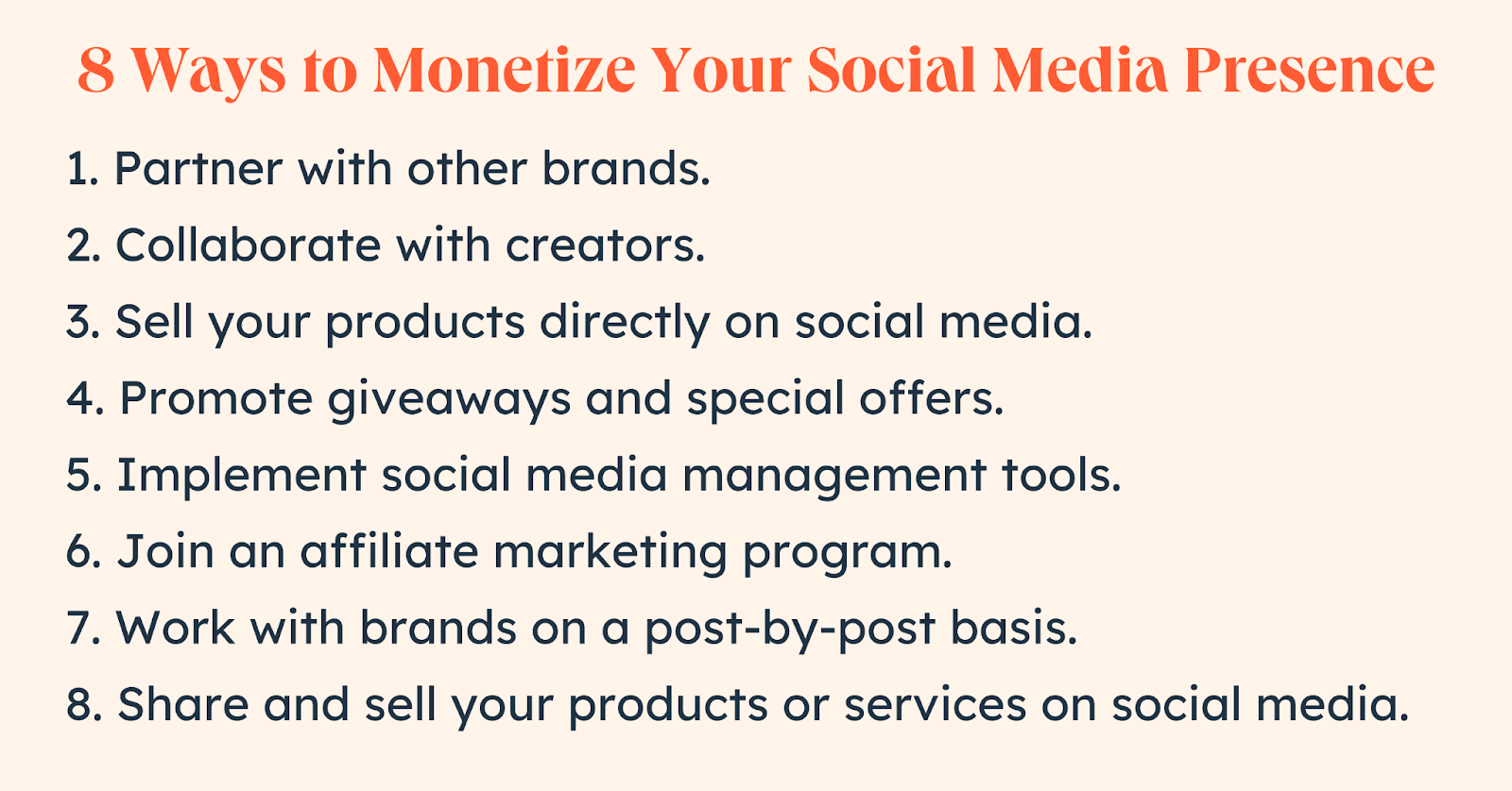 8 ways to make money on social media