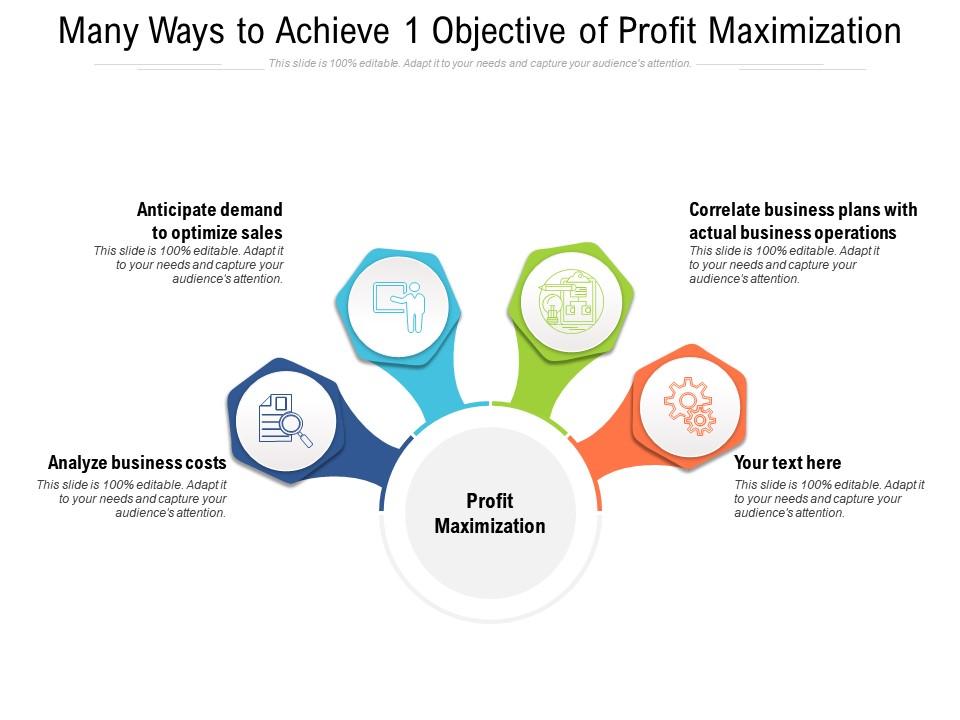 Maximizing Profits With Analysis