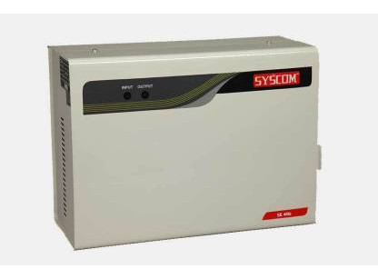 Syscom SE-400 Voltage Stabiliser, White