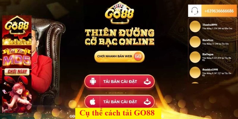 Cụ thể từng bước tải game GO88 trên iPhone