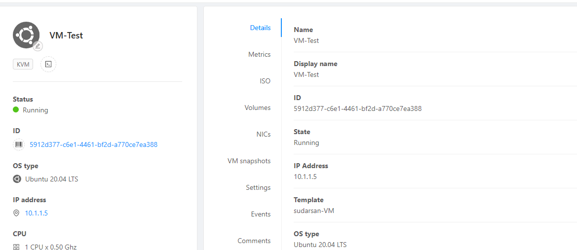 Creating Ubuntu template - StackBill Cloud Management Portal