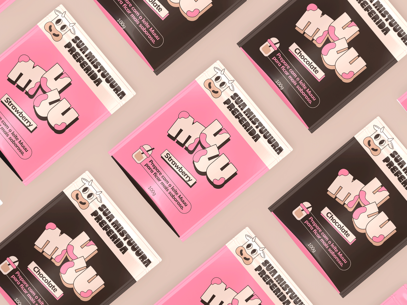 Artifact from the Experience Delight: Muuu Packaging Design & Visual Identity article on Abduzeedo