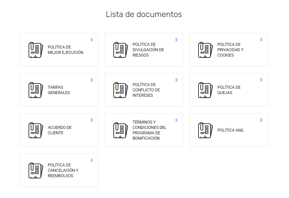 Documentos legales de Modmount