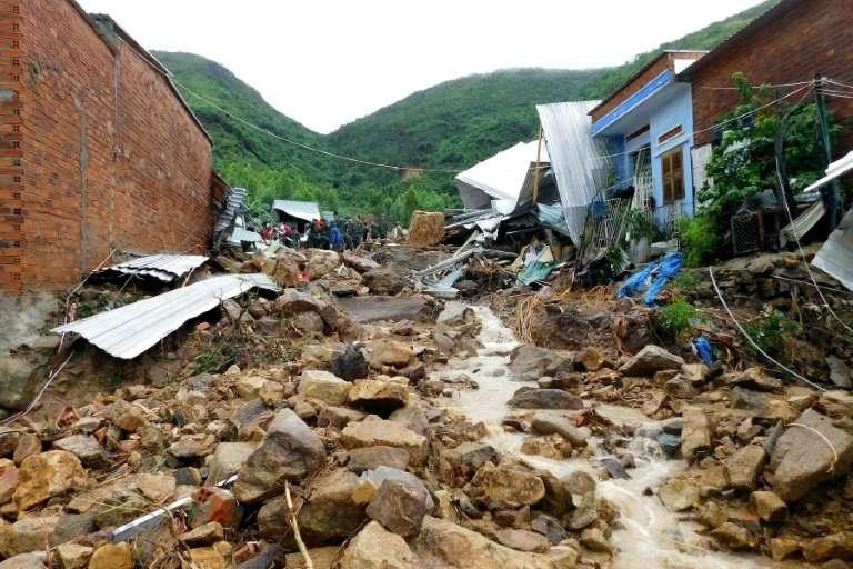 12 dead in Vietnam floods, landslides