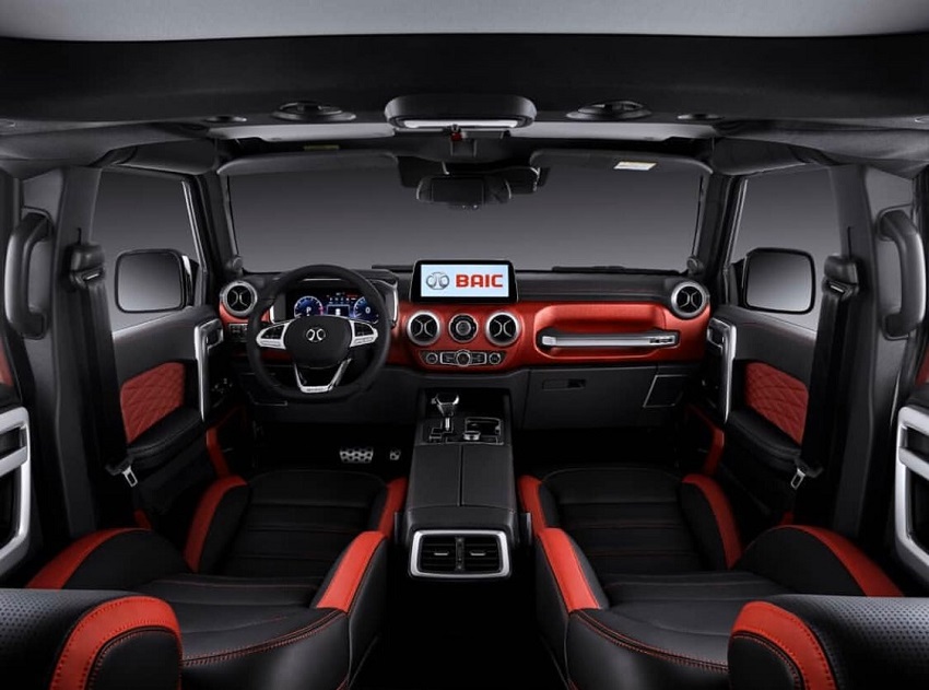 Interior Futuristik BAIC BJ40 Plus