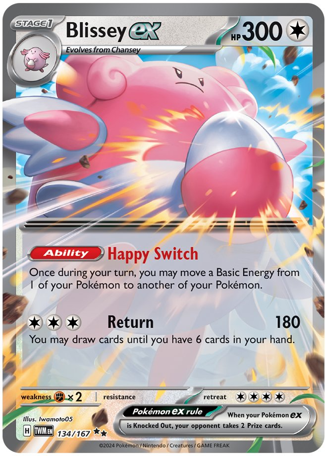 Pokemon twilight Masquerade Blissey ex