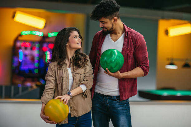 Playing Bowling 