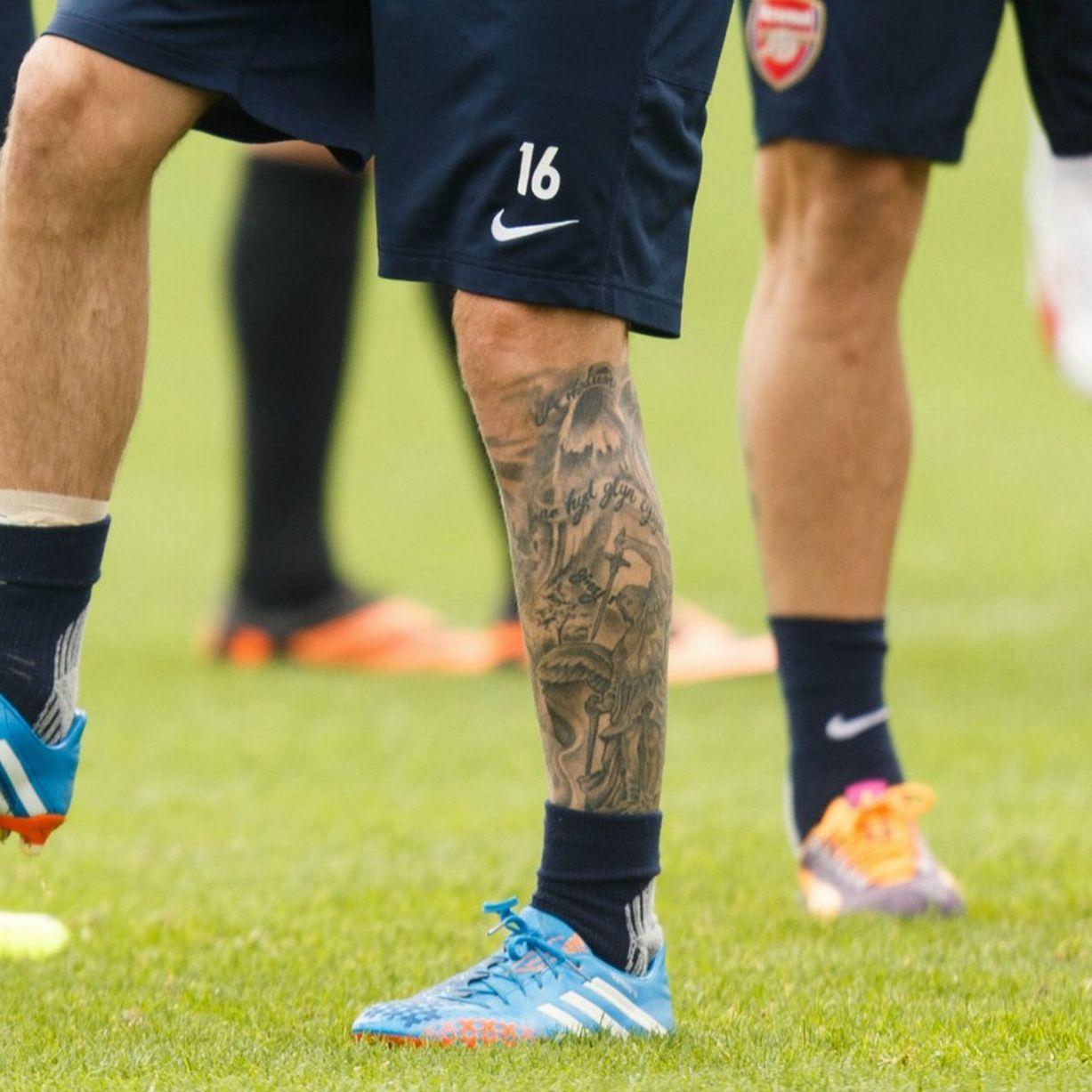 5 great pictures that tell the story of Aaron Ramsey's tattoo - Wales Online