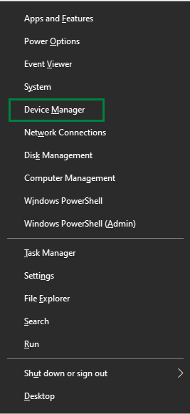 Open Device manager