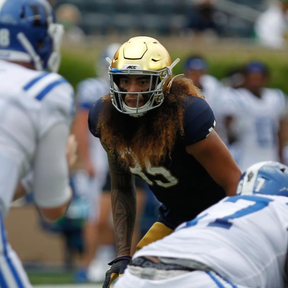 Notre Dame LB Marist Liufau Is Out For The Season - Sports Illustrated  Notre Dame Fighting Irish News, Analysis and More