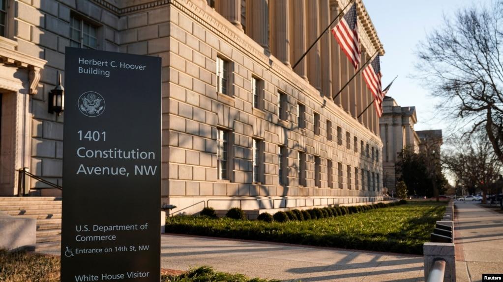 Trụ sở Bộ Thương mại Mỹ ở thủ đô Washington (REUTERS/Joshua Roberts).