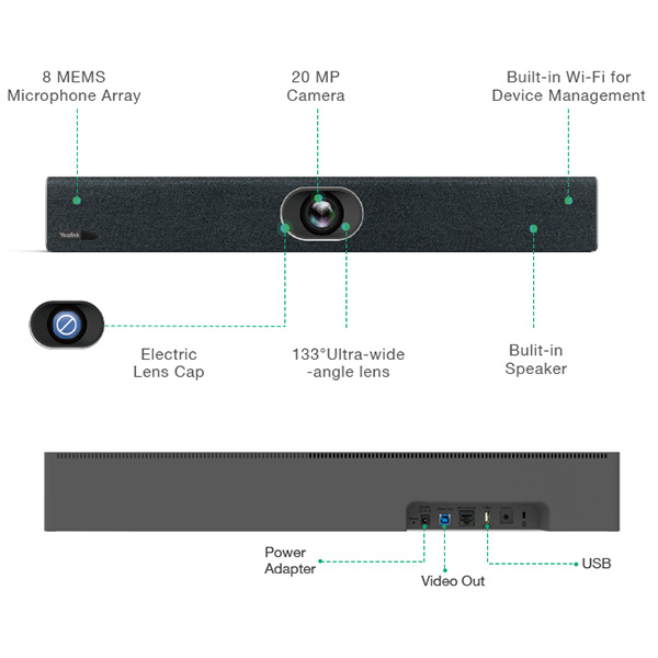 Webcam hội nghị truyền hình Yealink UVC40