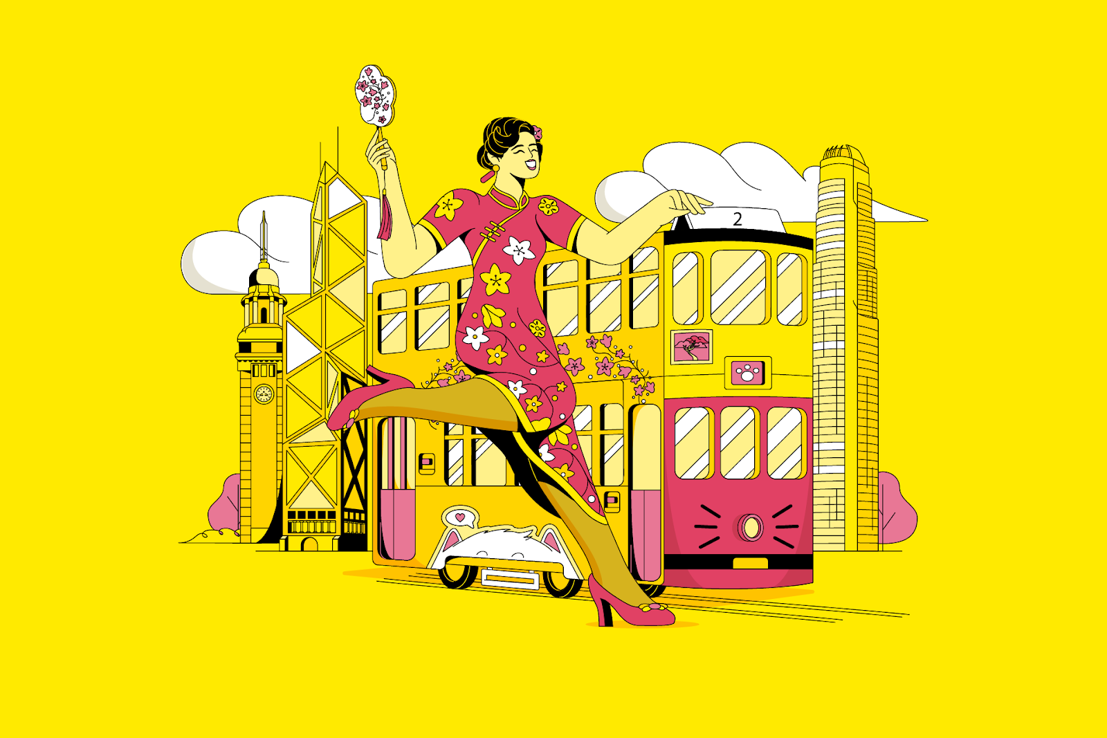 Artifact from the Scoot Airlines Illustration Showcase article on Abduzeedo