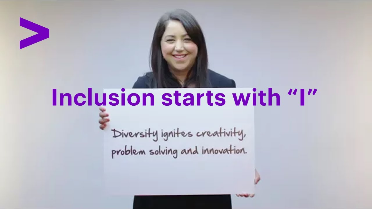 Accenture campaign "Inclusion Starts with I"