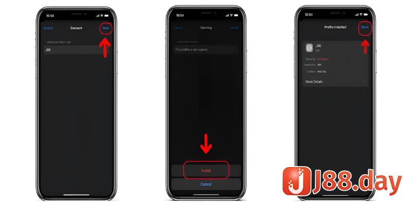 3 bước tải app J88