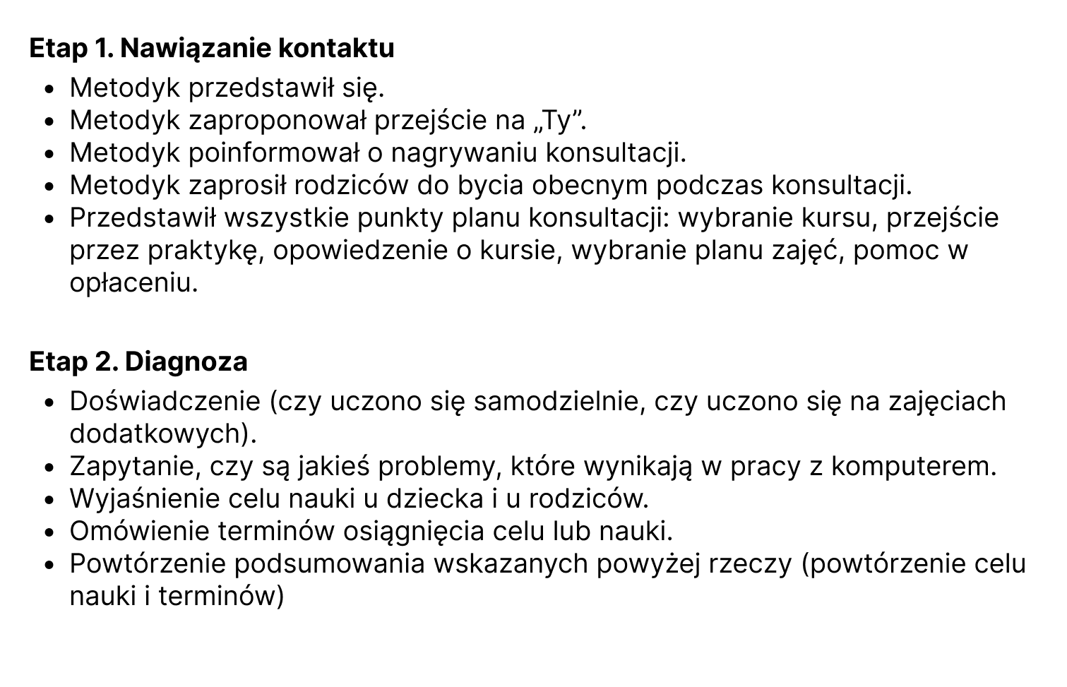 Sztuczna inteligencja, fragment specyfikacji technicznej ze AI